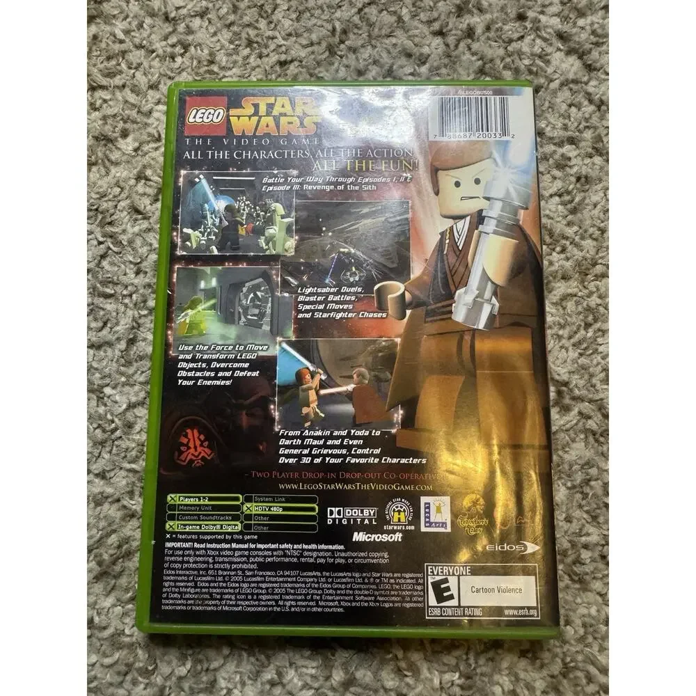 LEGO Star Wars The Video Game Original Xbox Complete Tested CIB